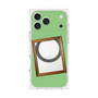 プレミアムスクエアケース with MagSafe［ Photo Frame - Light Green ］
