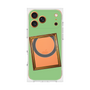 プレミアムスクエアケース with MagSafe［ Photo Frame - Light Green ］