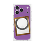 プレミアムスクエアケース with MagSafe［ Photo Frame - Purple ］