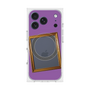 プレミアムスクエアケース with MagSafe［ Photo Frame - Purple ］