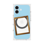 プレミアムスクエアケース with MagSafe［ Photo Frame - Light Blue ］