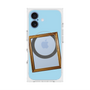 プレミアムスクエアケース with MagSafe［ Photo Frame - Light Blue ］