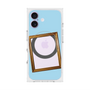 プレミアムスクエアケース with MagSafe［ Photo Frame - Light Blue ］