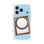 プレミアムスクエアケース with MagSafe［ Photo Frame - Light Blue ］