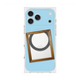 プレミアムスクエアケース with MagSafe［ Photo Frame - Light Blue ］