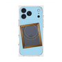 プレミアムスクエアケース with MagSafe［ Photo Frame - Light Blue ］