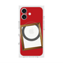 プレミアムスクエアケース with MagSafe［ Photo Frame - Red ］