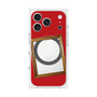 プレミアムスクエアケース with MagSafe［ Photo Frame - Red ］