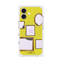 プレミアムスクエアケース with MagSafe［ Photo Frames - Yellow ］