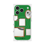 プレミアムスクエアケース with MagSafe［ Photo Frames - Green ］