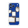 プレミアムスクエアケース with MagSafe［ Photo Frames - Blue ］