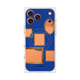 プレミアムスクエアケース with MagSafe［ Photo Frames - Blue ］