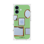 プレミアムスクエアケース with MagSafe［ Photo Frames - Light Green ］