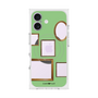 プレミアムスクエアケース with MagSafe［ Photo Frames - Light Green ］