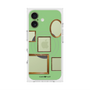 プレミアムスクエアケース with MagSafe［ Photo Frames - Light Green ］