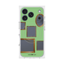 プレミアムスクエアケース with MagSafe［ Photo Frames - Light Green ］