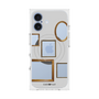 プレミアムスクエアケース with MagSafe［ Photo Frames - Light Gray ］