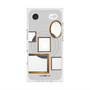プレミアムスクエアケース with MagSafe［ Photo Frames - Light Gray ］