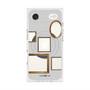 プレミアムスクエアケース with MagSafe［ Photo Frames - Light Gray ］