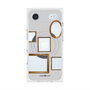 プレミアムスクエアケース with MagSafe［ Photo Frames - Light Gray ］