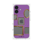 プレミアムスクエアケース with MagSafe［ Photo Frames - Purple ］