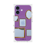 プレミアムスクエアケース with MagSafe［ Photo Frames - Purple ］