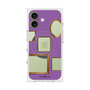 プレミアムスクエアケース with MagSafe［ Photo Frames - Purple ］