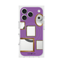 プレミアムスクエアケース with MagSafe［ Photo Frames - Purple ］