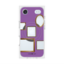 プレミアムスクエアケース with MagSafe［ Photo Frames - Purple ］