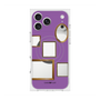 プレミアムスクエアケース with MagSafe［ Photo Frames - Purple ］
