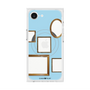 プレミアムスクエアケース with MagSafe［ Photo Frames - Light Blue ］