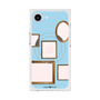 プレミアムスクエアケース with MagSafe［ Photo Frames - Light Blue ］