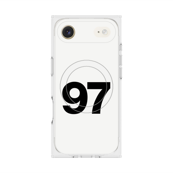 プレミアムスクエアケース with MagSafe［ No.97 - White ］