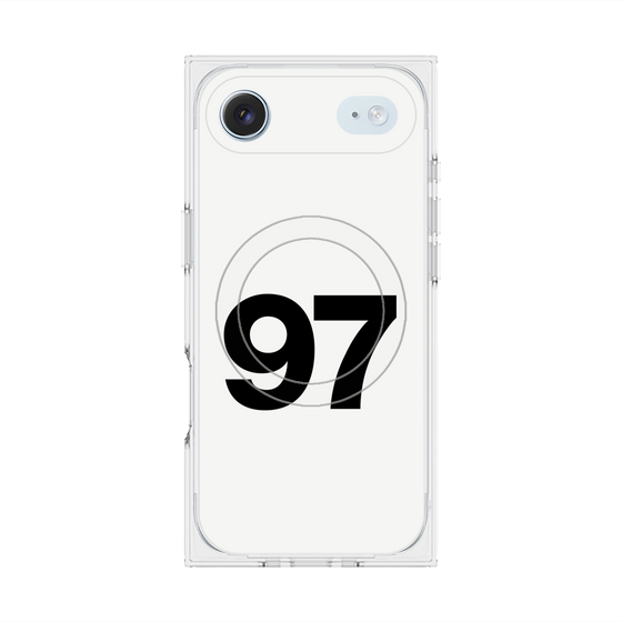 プレミアムスクエアケース with MagSafe［ No.97 - White ］