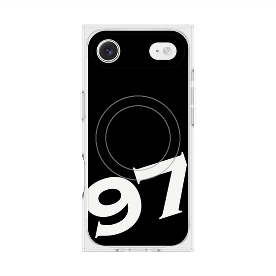 プレミアムスクエアケース with MagSafe［ No.97 - Black ］