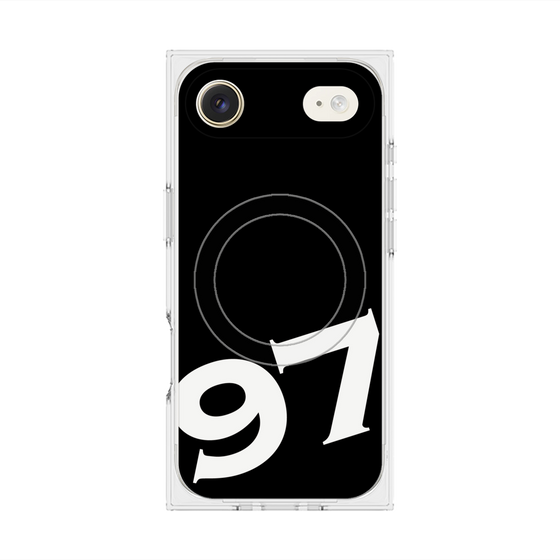 プレミアムスクエアケース with MagSafe［ No.97 - Black ］