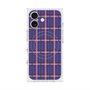 プレミアムスクエアケース with MagSafe［ Tartan Check - Purple ］
