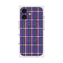 プレミアムスクエアケース with MagSafe［ Tartan Check - Purple ］