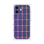 プレミアムスクエアケース with MagSafe［ Tartan Check - Purple ］