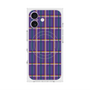 プレミアムスクエアケース with MagSafe［ Tartan Check - Purple ］