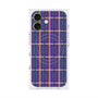 プレミアムスクエアケース with MagSafe［ Tartan Check - Purple ］