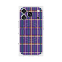 プレミアムスクエアケース with MagSafe［ Tartan Check - Purple ］