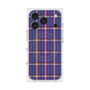 プレミアムスクエアケース with MagSafe［ Tartan Check - Purple ］