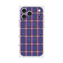 プレミアムスクエアケース with MagSafe［ Tartan Check - Purple ］