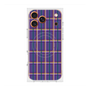 プレミアムスクエアケース with MagSafe［ Tartan Check - Purple ］