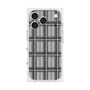 プレミアムスクエアケース with MagSafe［ Tartan Check - Gray ］