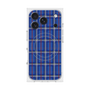 プレミアムスクエアケース with MagSafe［ Tartan Check - Blue ］