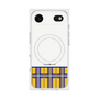 プレミアムスクエアケース with MagSafe［ CASEPLAY Tartan Check - Yellow ］