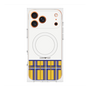 プレミアムスクエアケース with MagSafe［ CASEPLAY Tartan Check - Yellow ］