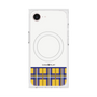 プレミアムスクエアケース with MagSafe［ CASEPLAY Tartan Check - Yellow ］